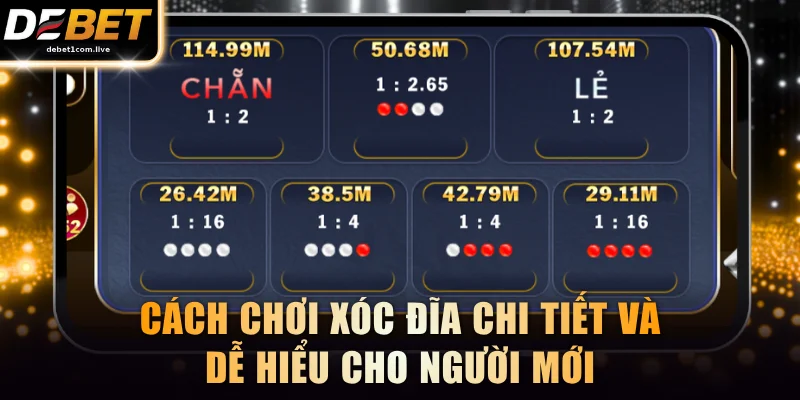 Cách chơi xóc đĩa chi tiết và dễ hiểu cho người mới