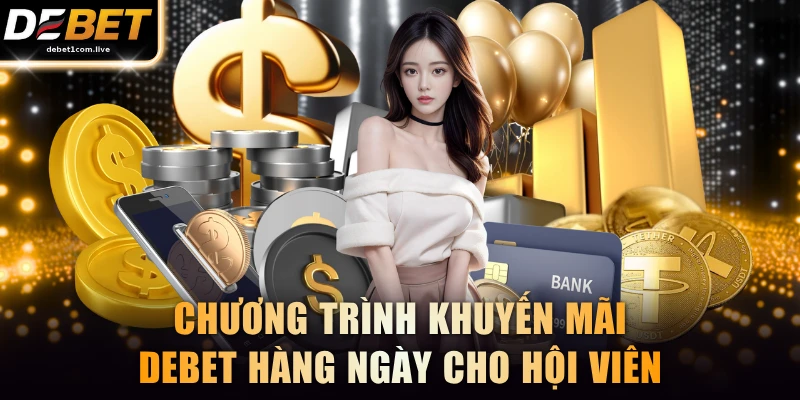 Chương trình khuyến mãi DEBET hàng ngày cho hội viên