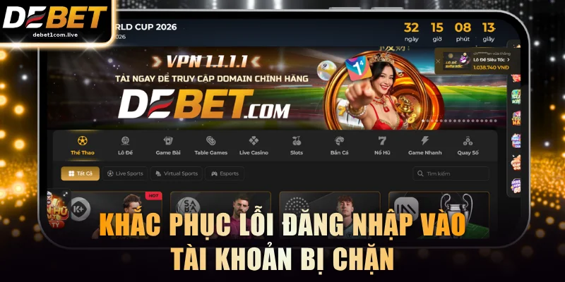 Khắc phục lỗi đăng nhập vào tài khoản bị chặn