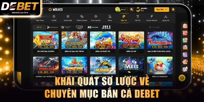 Khái quát sơ lược về chuyên mục bắn cá DEBET